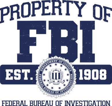 Property Of FBI Federal Bureau Of Investigation Est 1908 Coaster
