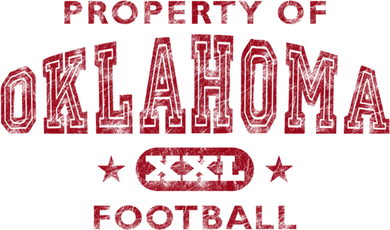 Property Of Oklahoma Football Xxl Gift Button