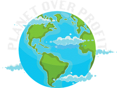 Planet Over Profit Earth Day Environmental T-Shirt