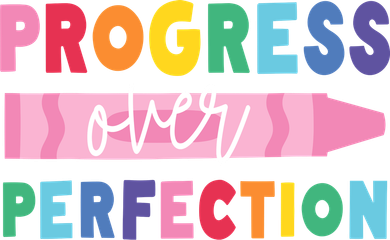 Progress Over Perfection Funny Motivational Teacher School Beanie
