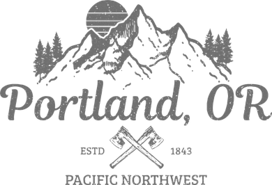 Portland Oregon Pnw Pacific Northwest Vintage Mountains Tank Top
