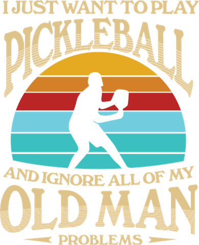 Pickleball OLDMAN Button