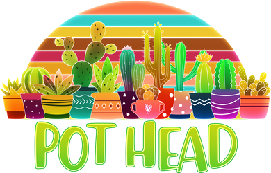 Retro Pot Head Plant Lover Women's Hoodie