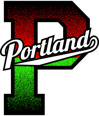 Portland Oregon Vintage Big P Sweatshirt