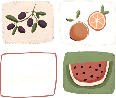 Palestine Olives Watermelon Orange Falasteen Palestinian Hat