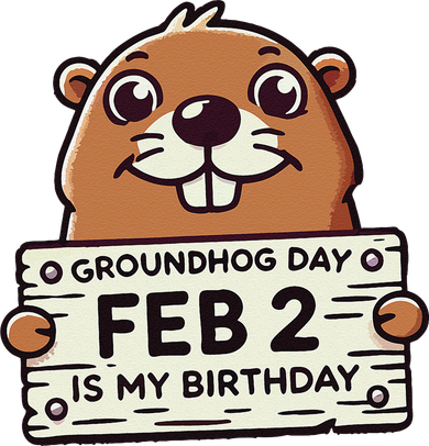 Punxsy PhilS Cute Groundhog Day February 2nd Birthday Kids Hoodie