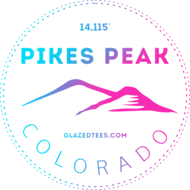 Pikes Peak Colorado Retro Mountain Adventure Women's Long Sleeve Shirt