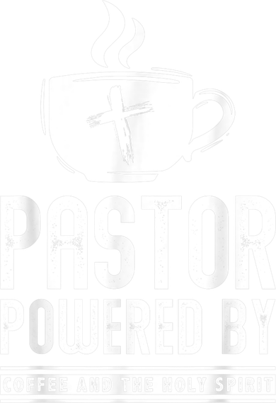 Pastor Powered Coffee And The Holy Spirit Funny Pastor Women's Dry Zone Grid Polo
