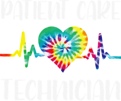 PCT Patient Care Technician Tech Floral Heart Stethoscope 11oz C Handle Ceramic Mug