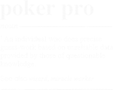 Poker Pro Definition Funny Noun Coaster