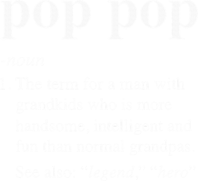 Pop Pop Definition Funny Poppop Dictionary Pajama Set
