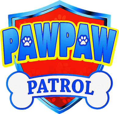 Pawpaw PatrolDog Mom Dad Funny Gift Birthday Party Grandpa Women's T-Shirt