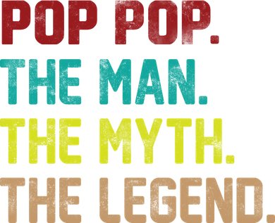 Pop Pop The Man The Myth The Legend Kids Hoodie
