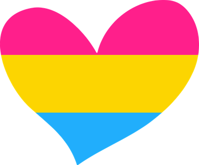 Pansexual Pan Pride Flag Heart LGBT Kids Hoodie