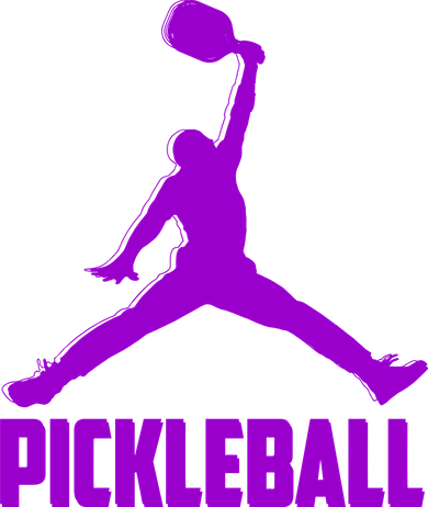 Purple Pickleball Sports Logo Coffee Mug
