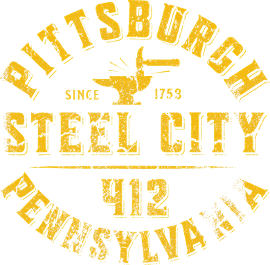 Pittsburgh Pennsylvania Steel City Home 412 Vintage Pajama Set