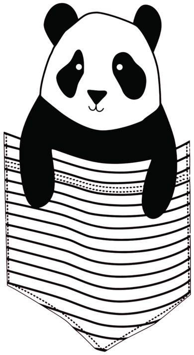 Cute Panda Pocket Hat
