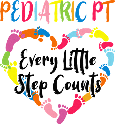Pediatric Physical Therapy PT Every Little Step Counts Kids Sweatshirt
