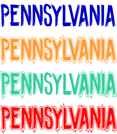 Pennsylvania Quad Logo Kids T-Shirt