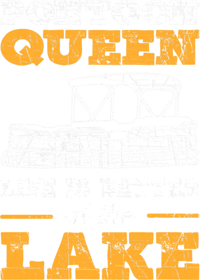 Pontoon Queen Life Is Better At The Lake Pontoon Boat Gift Women's V-Neck T-Shirt