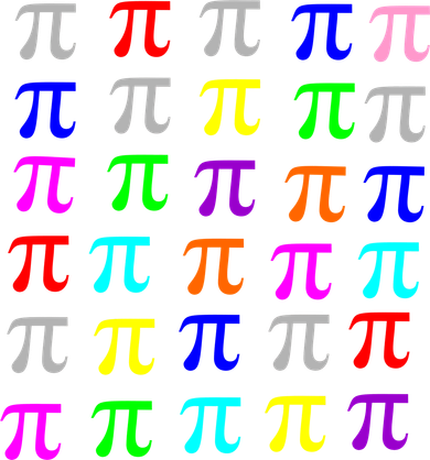 Pi Plaid Rainbow Pride Pi Day Collage Kids T-Shirt