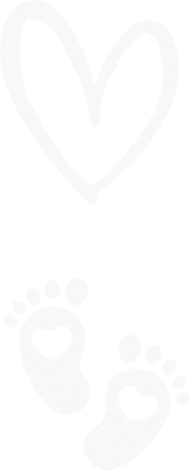 Pregnant Reveal Design Heart And Baby Feet Women's Hoodie