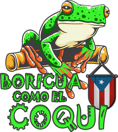 Puerto Rico Frog Puerto Rican Roots Coqui Taino Boricua Gift Toddler Long Sleeve