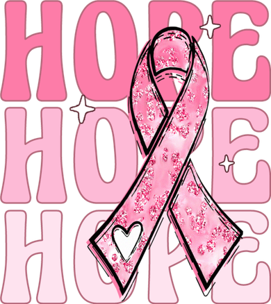 Pink Ribbon Hope Breast Cancer Kids Hoodie