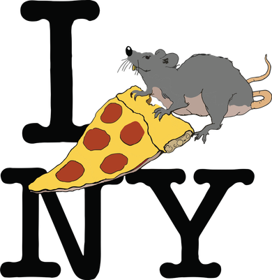Pizza Rat Ironic Bucket Hat