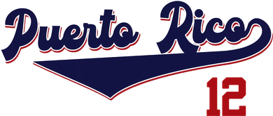 Puerto Rico Retro Baseball Baby Bodysuit