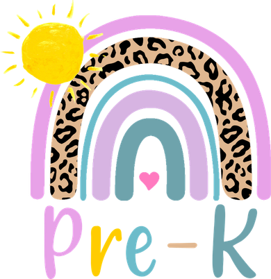Pre-K Rainbow Teacher Student Back To School Coaster
