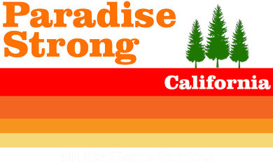 Paradise Strong Camp Fire California Doggie Tank
