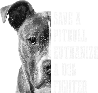 Pitbull Save A Pitbull Funny Dog Rescue Pitbull Mom Dad Kids T-Shirt