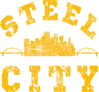 Pittsburgh Steel City Skyline Bridges 412 Home Button