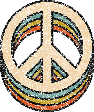 Peace Sign Cool Vintage 60s 70s 80s Women Casual Women's Tank Top