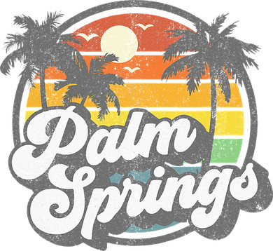 Palm Springs California Beach Retro Vintage Vacation Gift Kids Hoodie