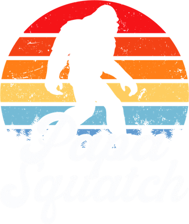 Papa Squatch Dad Bigfoot Sasquatch Plus Size Toddler T-Shirt
