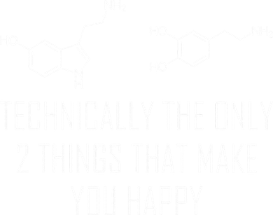 Psychology Serotonin Dopamine Chemical Formula Psychologist Tote Bag