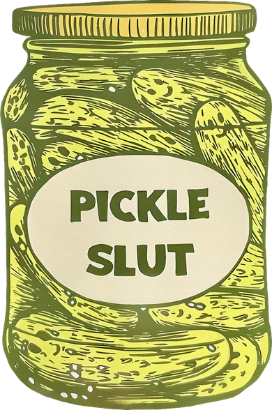 pickle slut funny canned pickles Baby Bodysuit