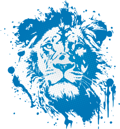 Paint Splat Graffiti Lions Football Sports Fan Toddler Hoodie