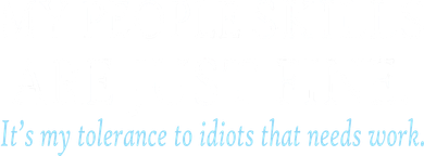 My People Skills Are Just Fine Tote Bag