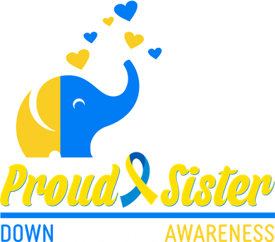 Proud Sister Down Syndrome Awareness Elephants Bucket Hat