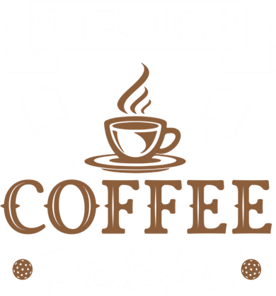 Pickleball Sports Jesus Coffee Pickleball Gift Coaster