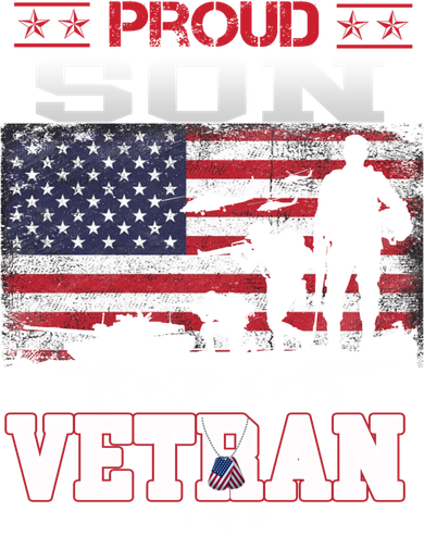 Proud Son Of A Veteran Vintage Flag Military Veterans Day Meaningful Gift Women's Hoodie