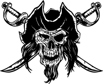 Pirate Skull Kids Hoodie
