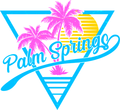 Palm Springs Retro 80's Neon Toddler Hoodie