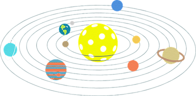 Pickleball Solar System 11oz C Handle Ceramic Mug