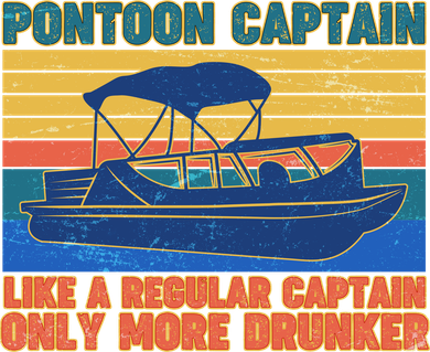 Pontoon Drunk Captain Tote Bag