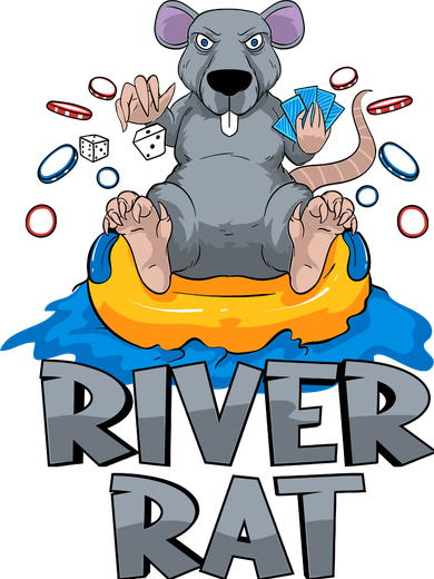 Poker Texas Hold Em River Rat Casino Women's Hoodie