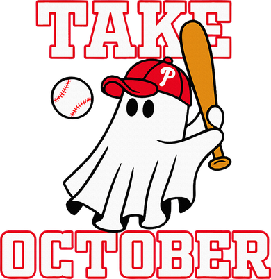 Philly Take October Philadelphia Ghost Baseball Mousepad